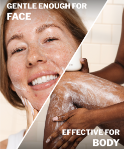 milky-soft face and body cleanser