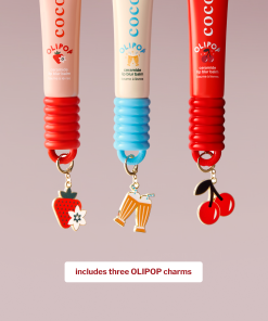 cocokind x OLIPOP lip balm + charm collection